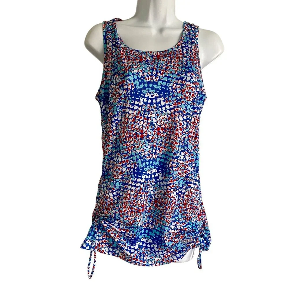 Reel Legends Reel-Tec Tank Side Ruched Detail Women's Size Small NEW
